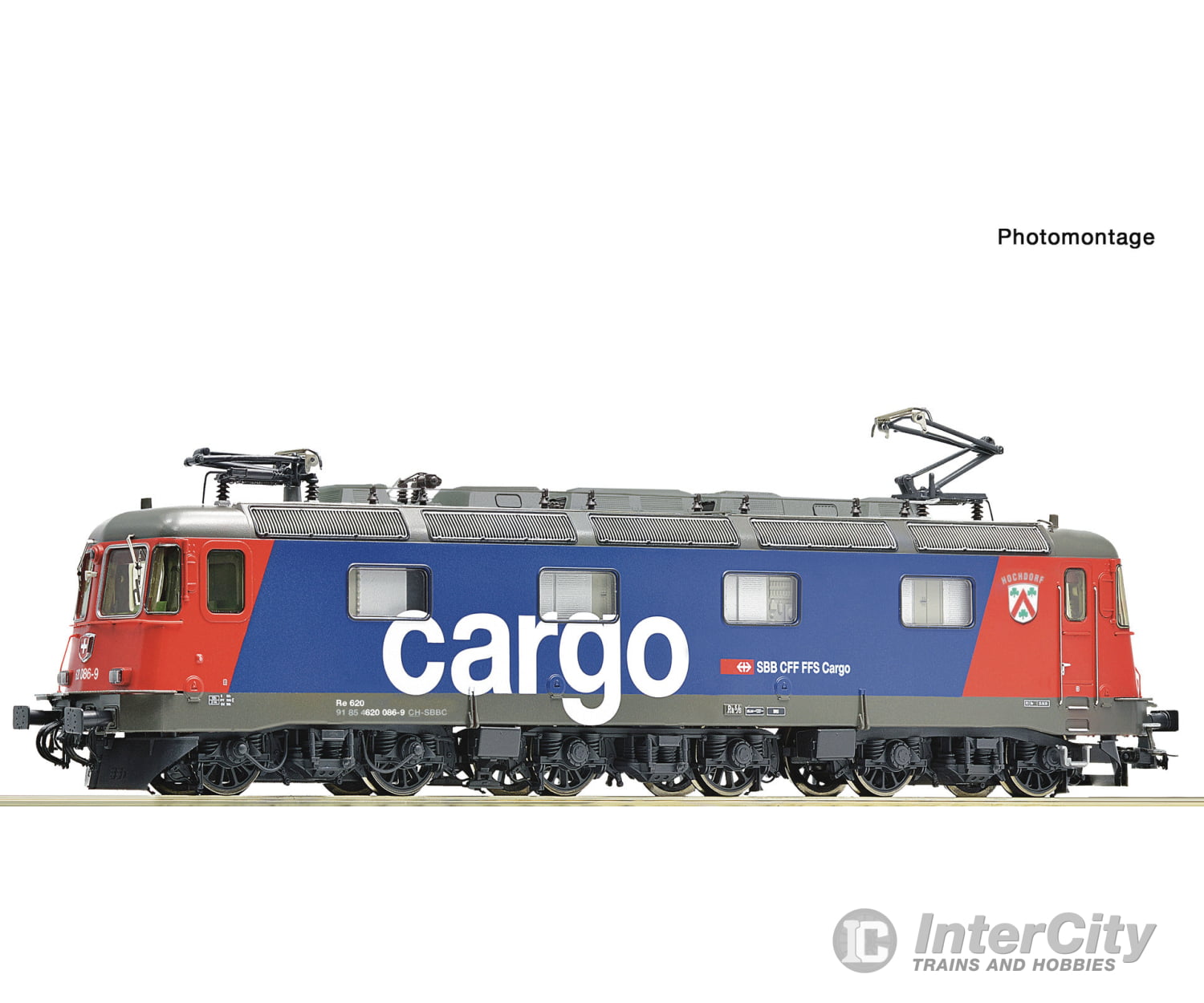 Roco 7510033 Ho Electric Locomotive Re 620 086-9 Sbb Cargo Era 6 (Dcc Sound) European Locomotives