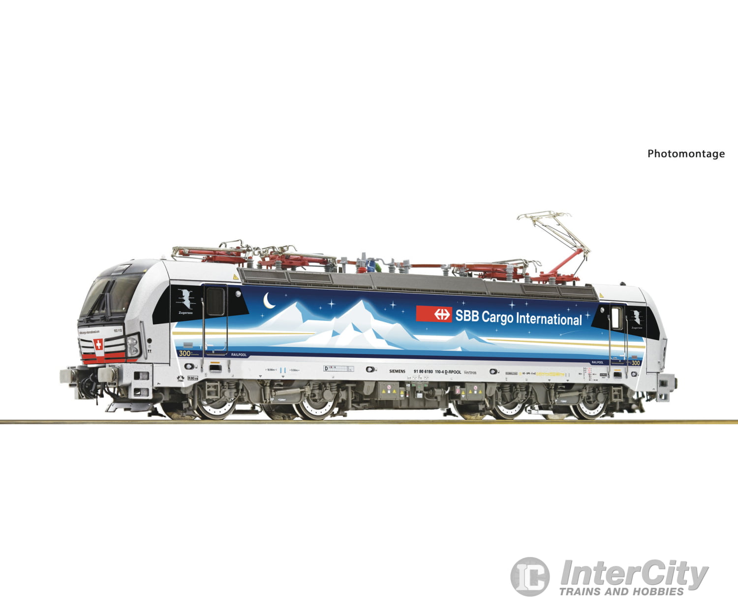 Roco 7510038 Ho Electric Locomotive 193 110-4 “Goldpiercer” Sbb Ci Era 6 (Dcc Sound) European