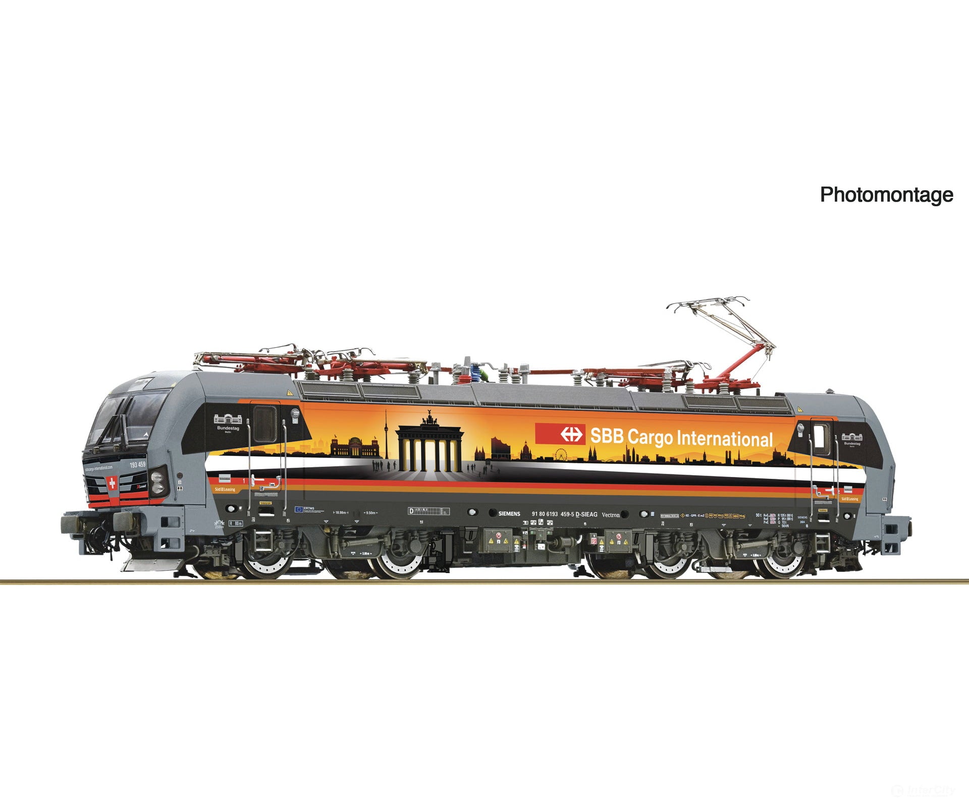 Roco 7510065 HO Electric locomotive 193 459-5 ’Deutschlandpiercer’ SBB Cargo International DCC Digital Sound European