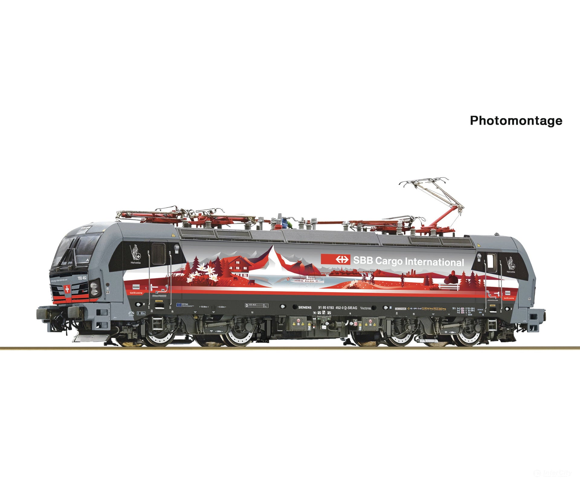 Roco 7510073 HO Electric locomotive 193 452-0 ’Schweizpiercer’ SBB Cargo International DCC Digital Sound European