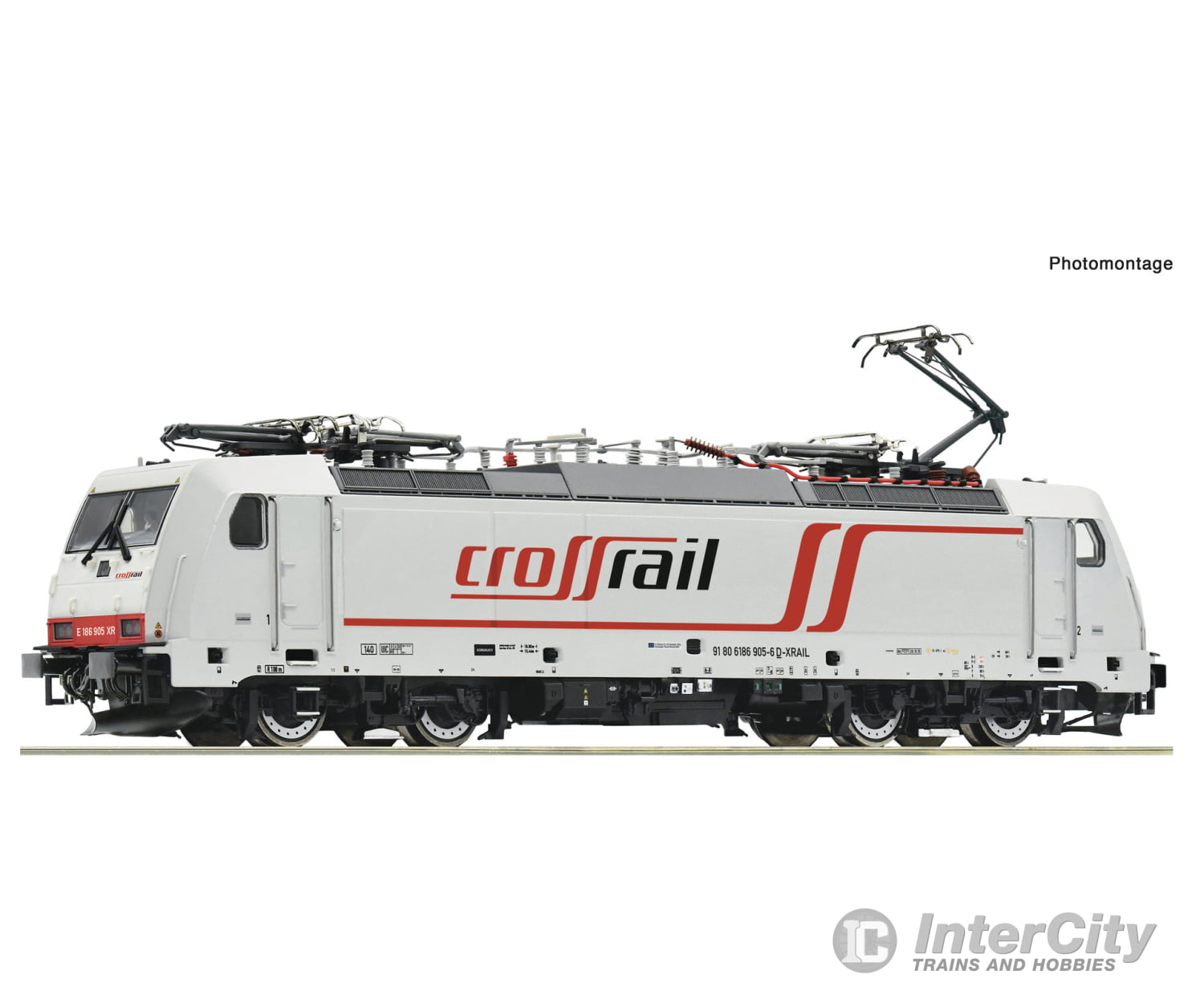 Roco 7510099 Ho Electric Locomotive 186 905-6 Crossrail Dcc Digital Sound European Locomotives