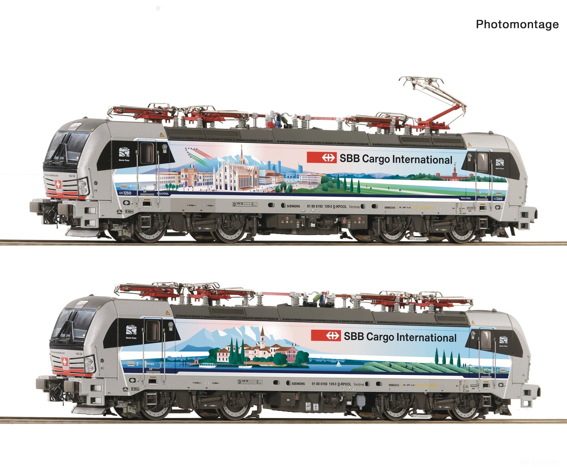 Roco 7510108 Ho Electric Locomotive 193 139-3 ’Italian Piercer’ Sbb Ci Dcc Digital Sound