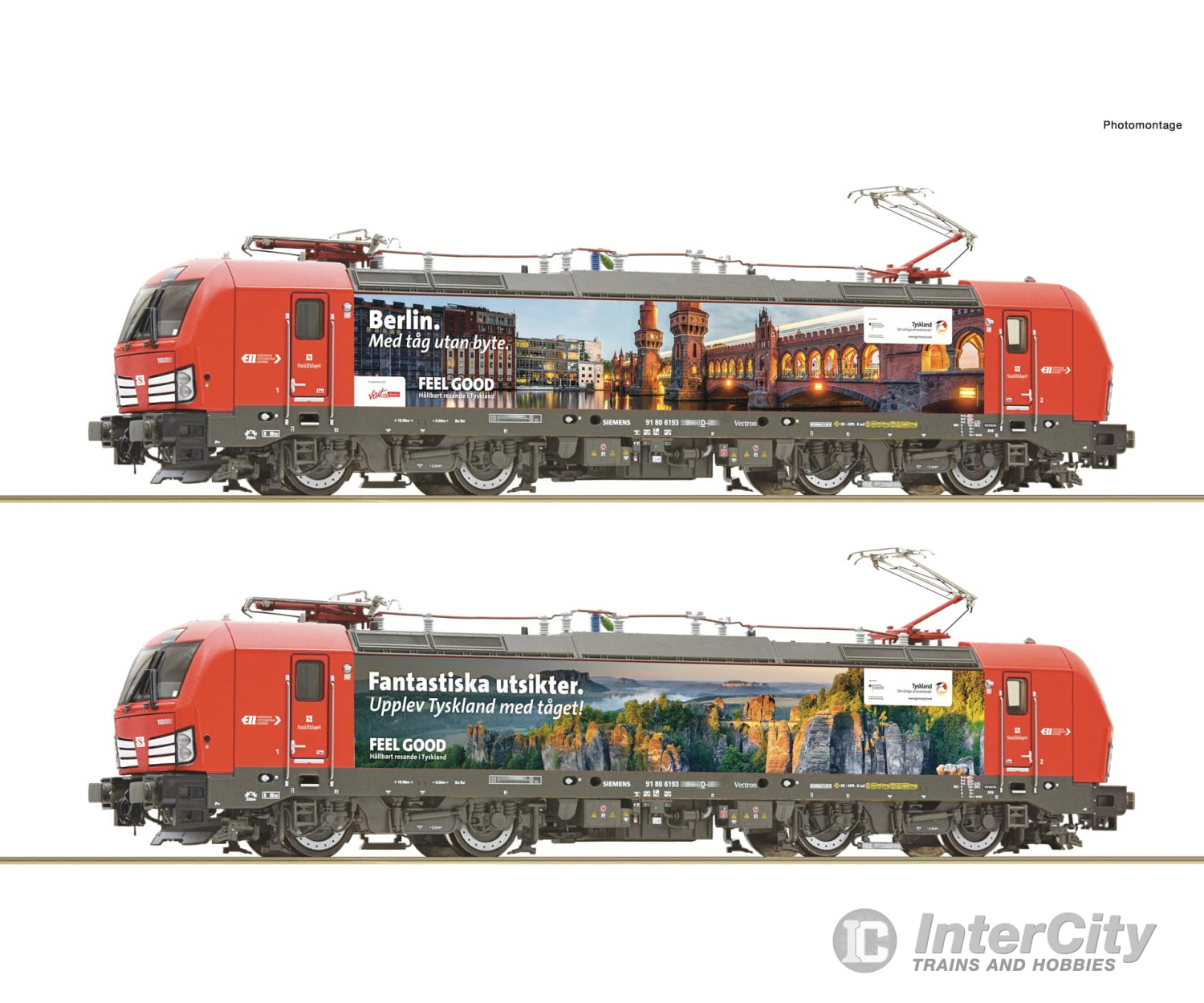 Roco 7510119 Ho Electric Locomotive 193 287-0 Snälltåget Dcc Digital Sound European Locomotives