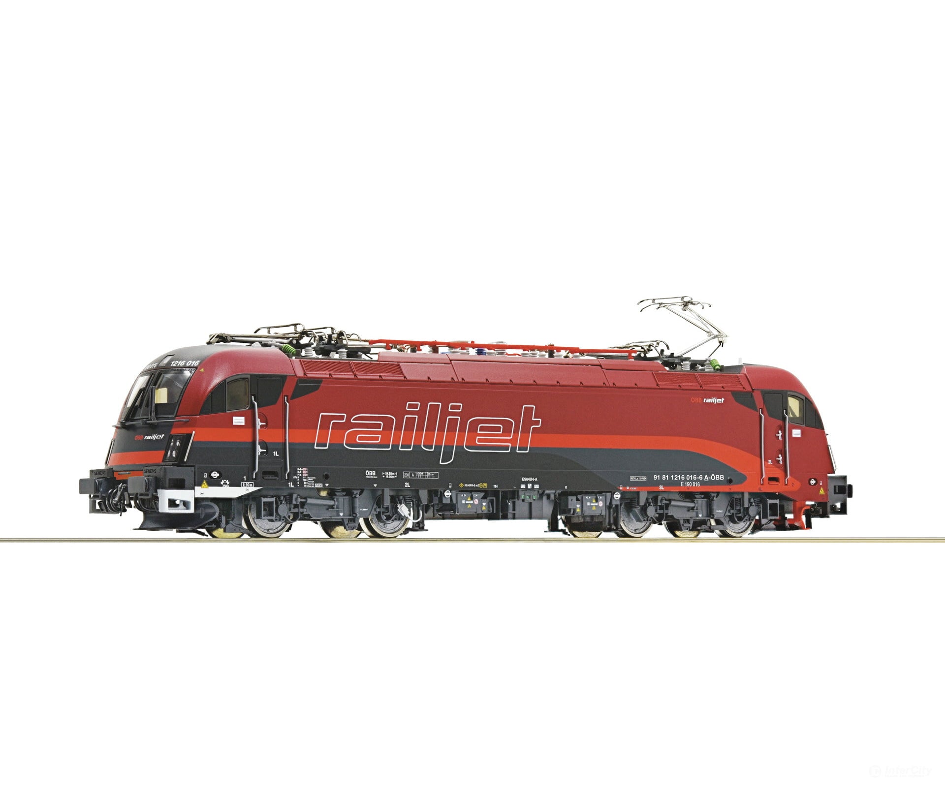 Roco 7510182 HO Electric locomotive 1216 016-6 ’Railjet’ ÖBB DCC Digital Sound European Locomotives