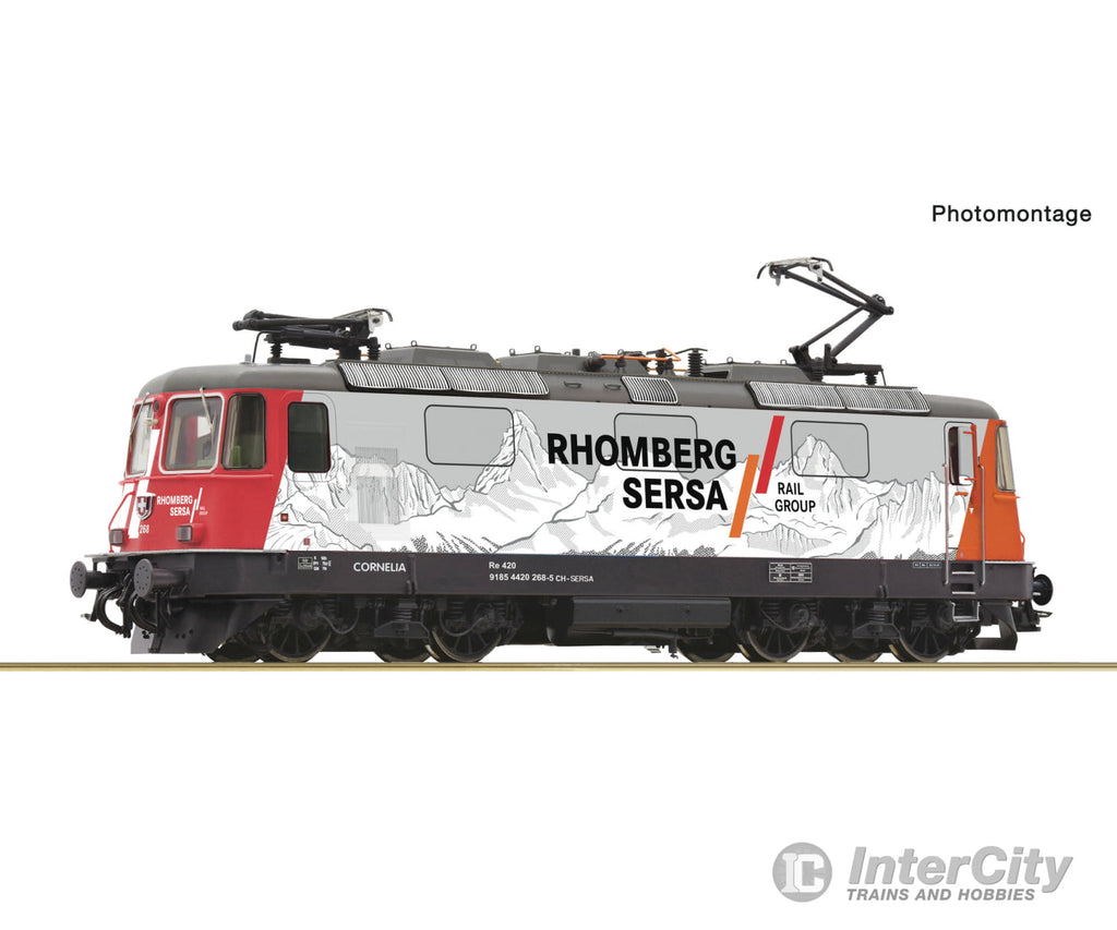 Roco 7520030 Ho Electric Locomotive 420 268-5 Sersa Dcc Digital Sound European Locomotives