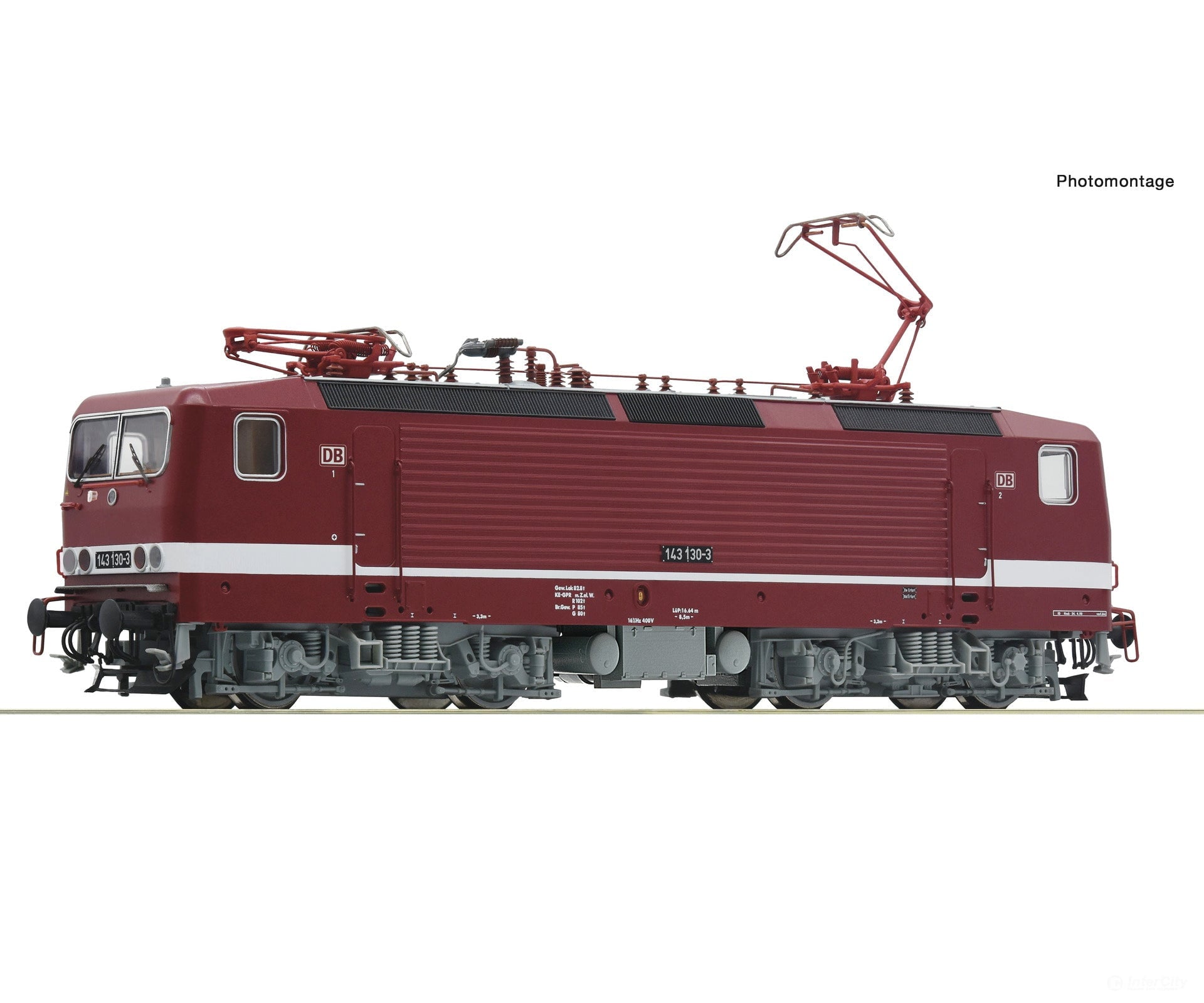 Roco 7520066 Ho Electric Locomotive 143 130-3 Db Ag Ac Digital Sound European Locomotives