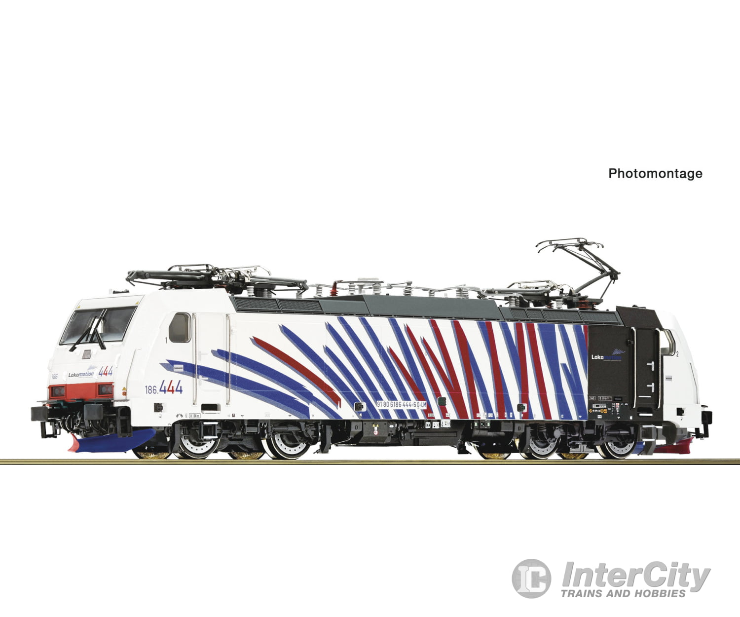 Roco 7520074 Ho Electric Locomotive 186 444-6 Lokomotion Era 6 (Marklin Ac Sound) European