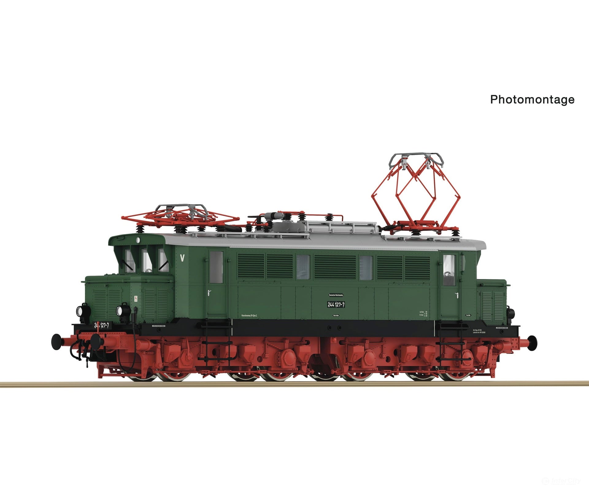 Roco 7520079 Ho Electric Locomotive 244 127-7 Dr Ac Digital Sound European Locomotives
