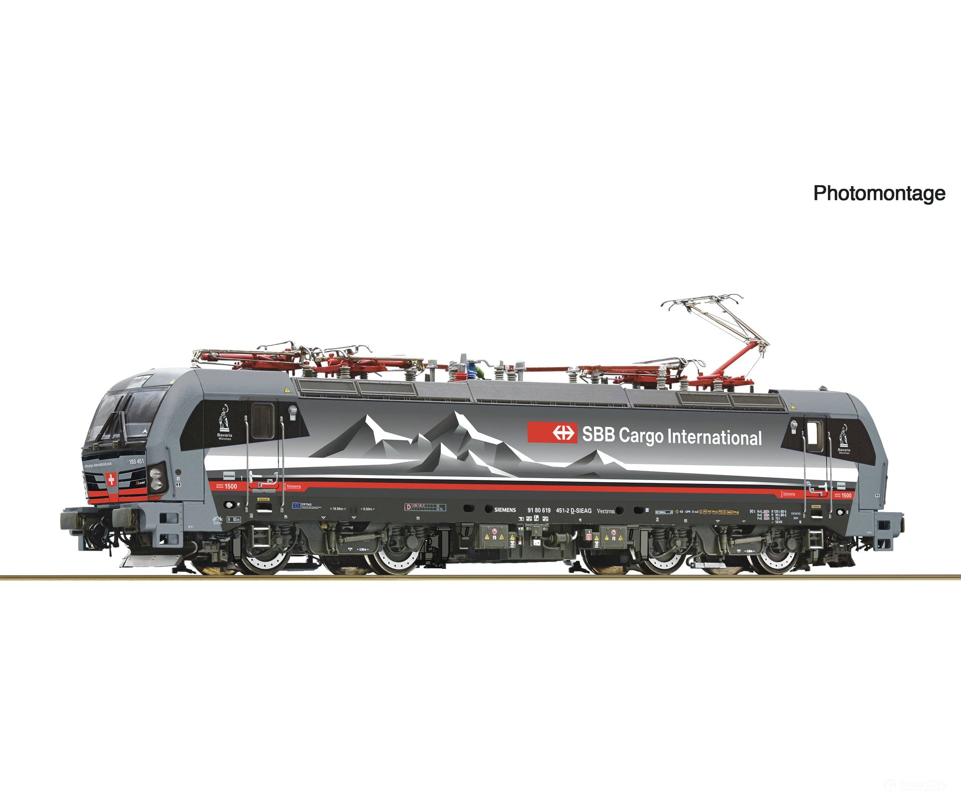 Roco 7520107 Ho Electric Locomotive 193 451-2 ’Alppiercer 3’’ Sbb Cargo International Dcc