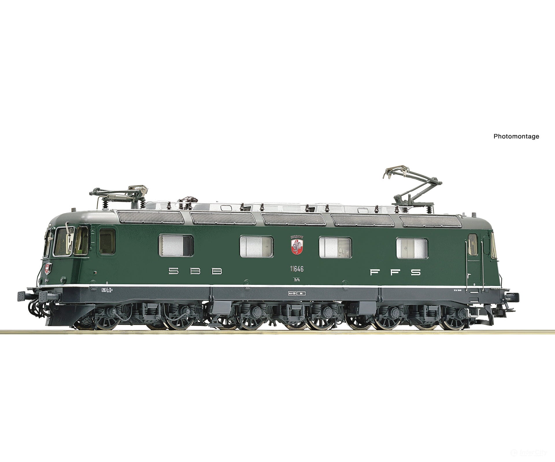 Roco 7520160 HO Electric locomotive Re 6/6 11646 SBB Cargo AC Digital Sound European Locomotives