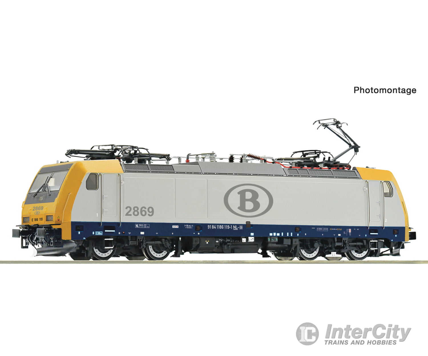 Roco 7520166 HO Electric locomotive 186 119-1 SNCB Marklin AC Digital Sound European Locomotives