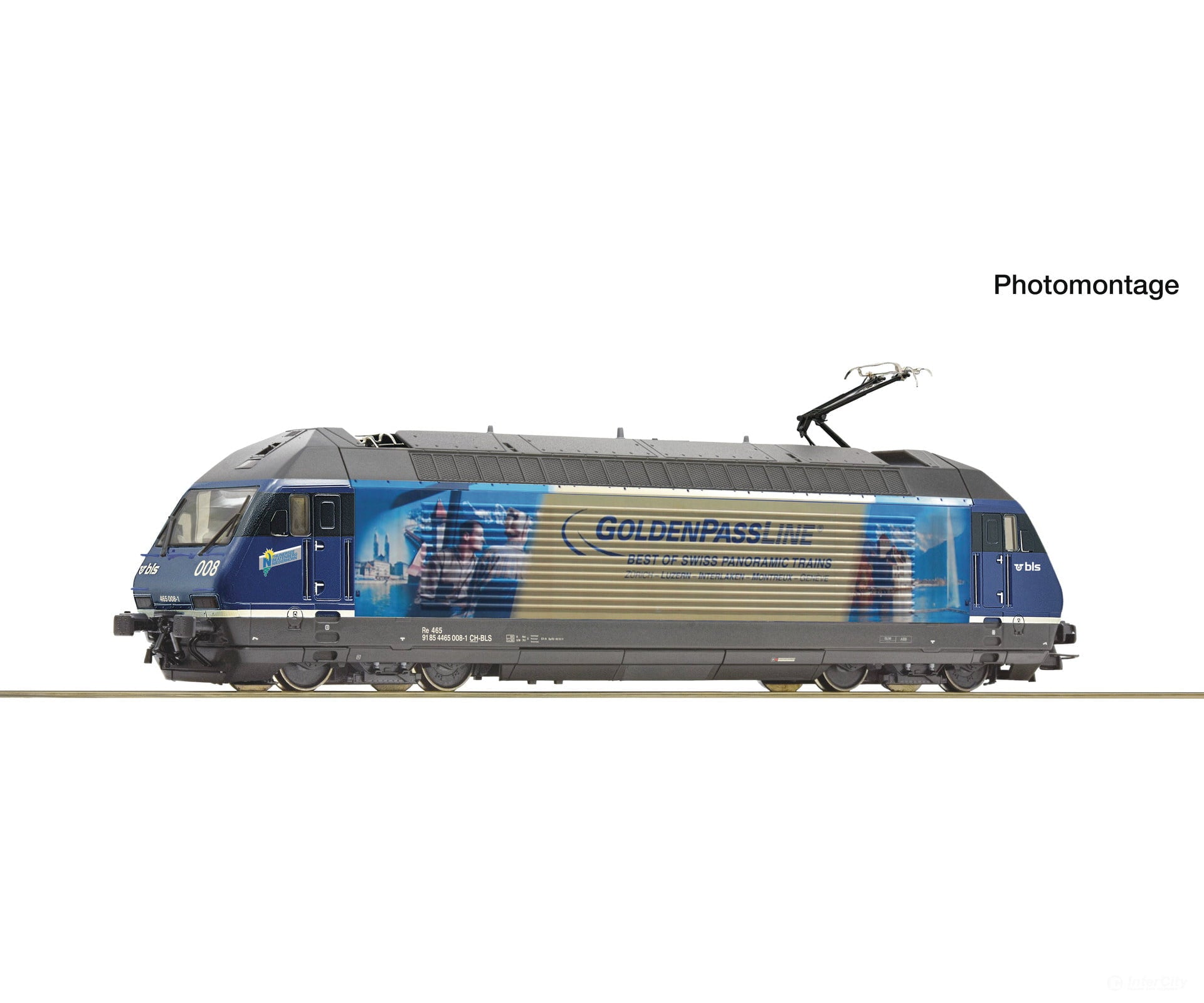 Roco 7520172 HO Electric locomotive Re 465 008-1 BLS AC Digital Sound European Locomotives