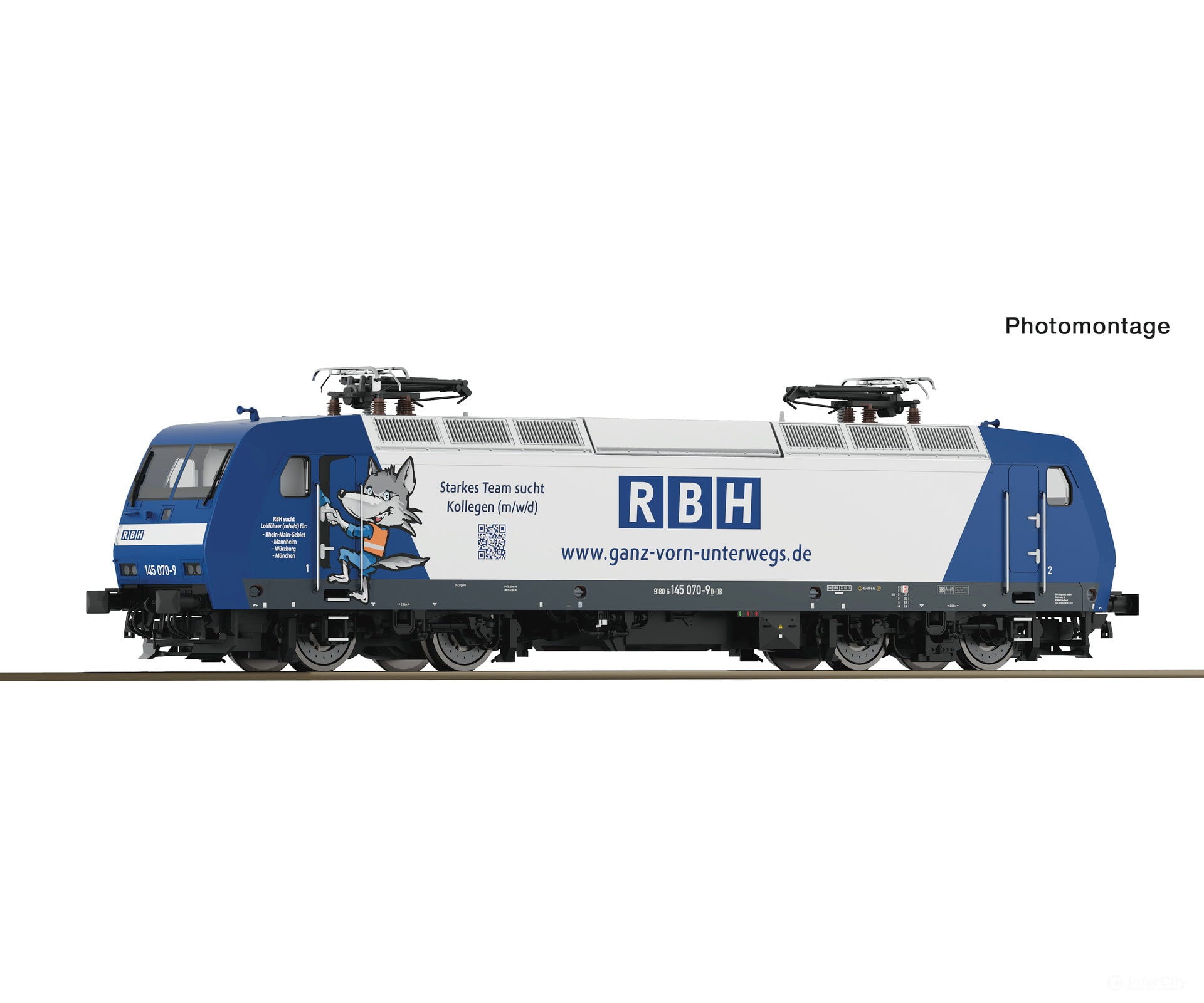 Roco 7520178 HO Electric locomotive 145 070-9 RBH AC Digital Sound European Locomotives