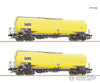 Roco 76025 Ho 2-Piece Set: Tank Wagon Gatx Era 6 European Freight Cars