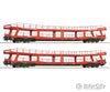 Roco 77047 Ho 2-Piece Set: Car Transport Wagons Bte European Freight Cars