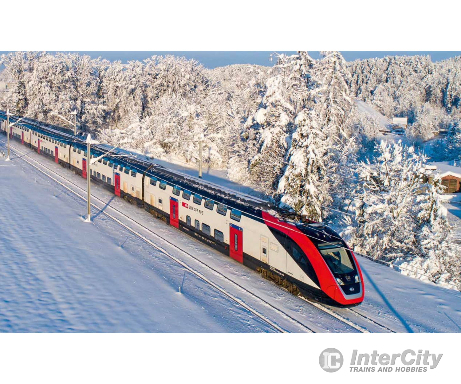 Price Tbd - Roco 7710007 Ho 8-Piece Set: Long-Distance Double-Deck Train Rabe 502 Sbb Era 6 (Dcc