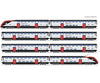 Price Tbd - Roco 7710007 Ho 8-Piece Set: Long-Distance Double-Deck Train Rabe 502 Sbb Era 6 (Dcc