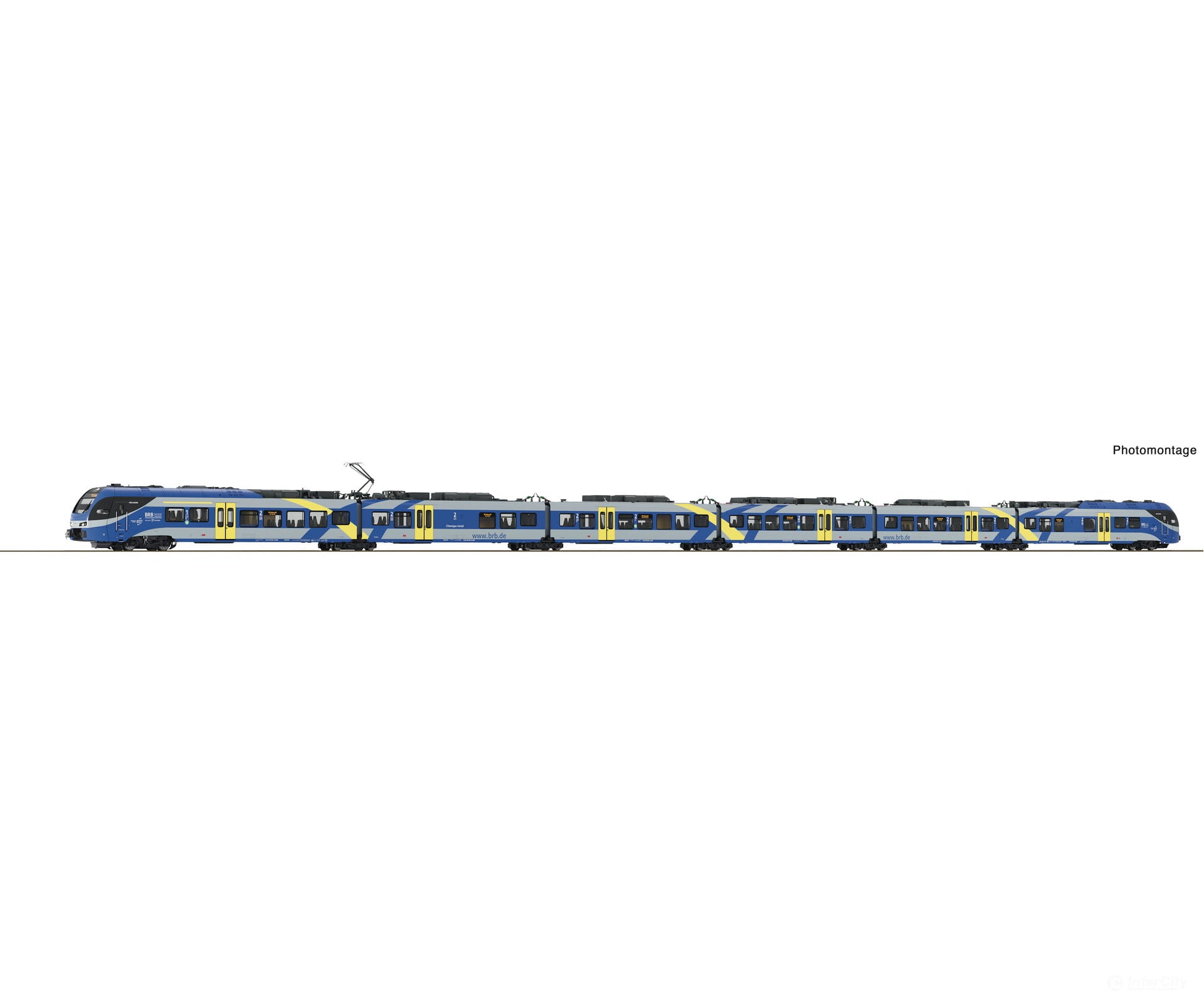 Roco 7710032 HO 6-piece set: Electrical multiple unit ’FLIRT 3’’ BRB European Locomotives