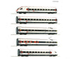 Roco 7710036 HO 5-piece set: Electric multiple unit ICN RABDe 500 039-8 SBB European Locomotives