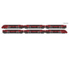Roco 7710039 HO 6 piece set: Railjet-double-deck multiple unit train class 4706 ÖBB European Locomotives