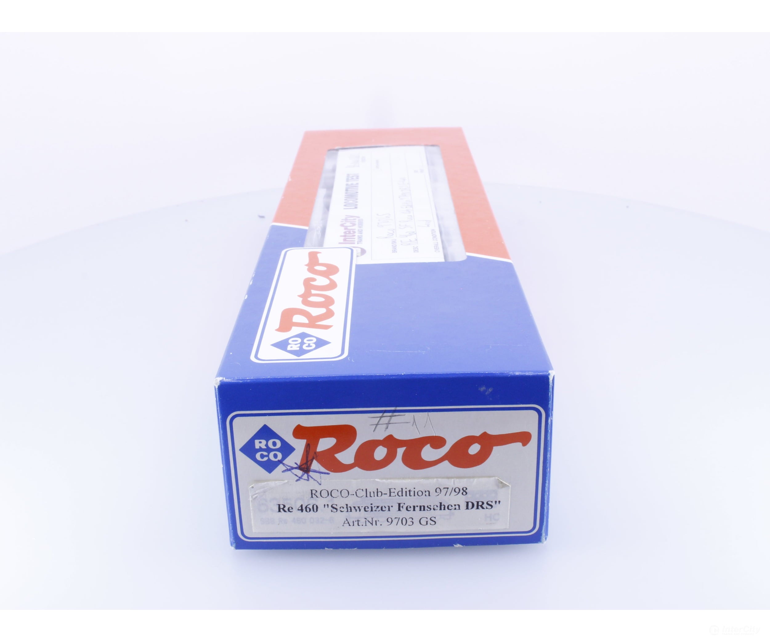 Roco 9703GS HO RE 460 Schweizer Fernschen Roco Club Edition 97/98 DRS E-Lok SBB-CFF-FFS (Switzerland) 056-5 DCC