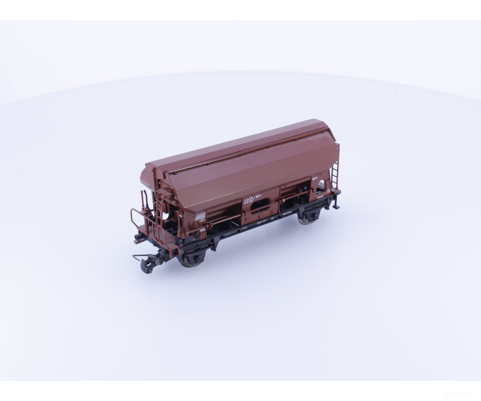 Roco DC HO DB Dump Car with Coal Load European Freight Cars