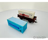 Roco Ogfc Ho Db Open Goods Flat Car W/Two 20’ Seperate Containers European Freight Cars