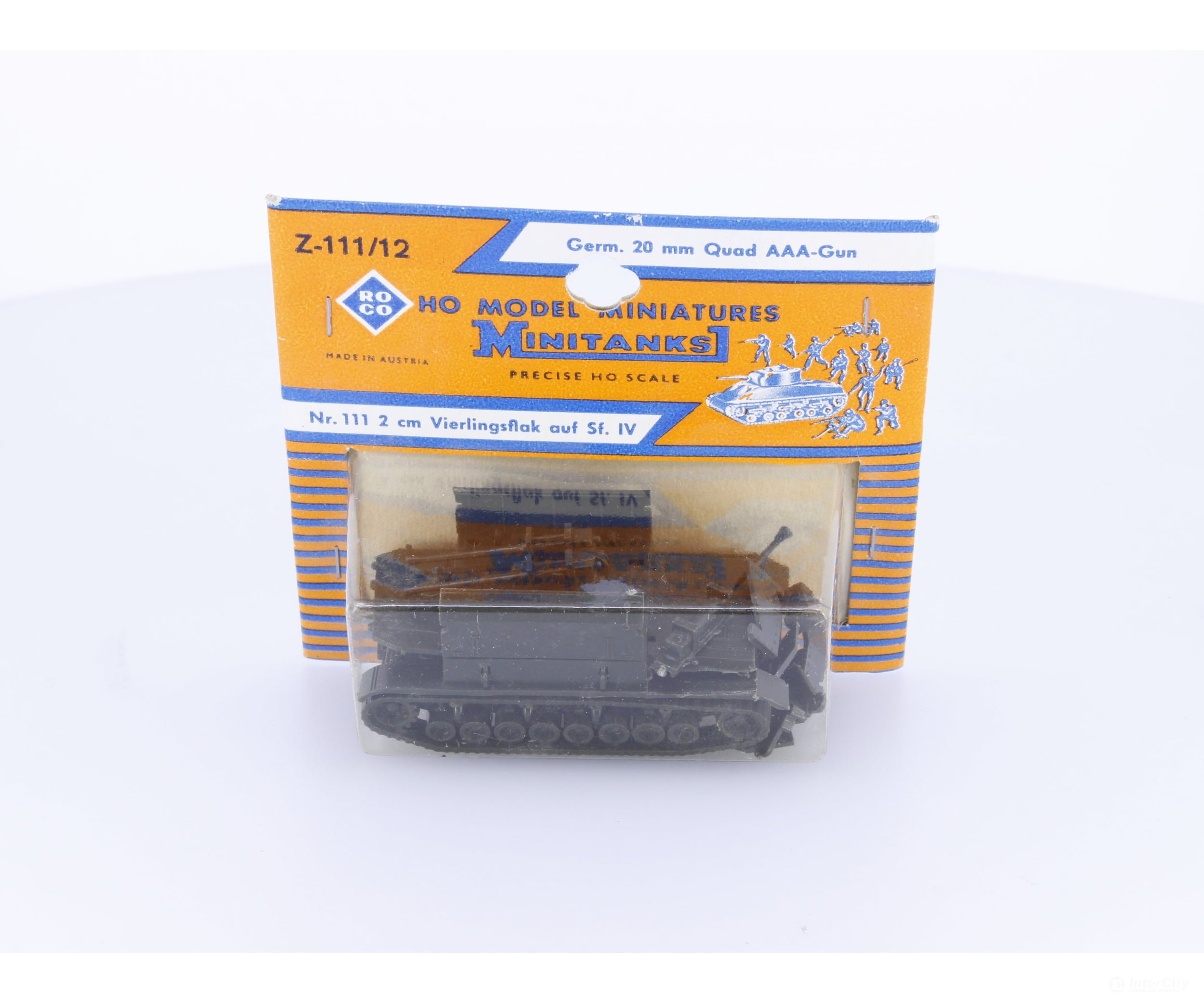 Roco Z-111/12 HO German 20 mm Quad AAA-Gun (#2) - Cars & Trucks
