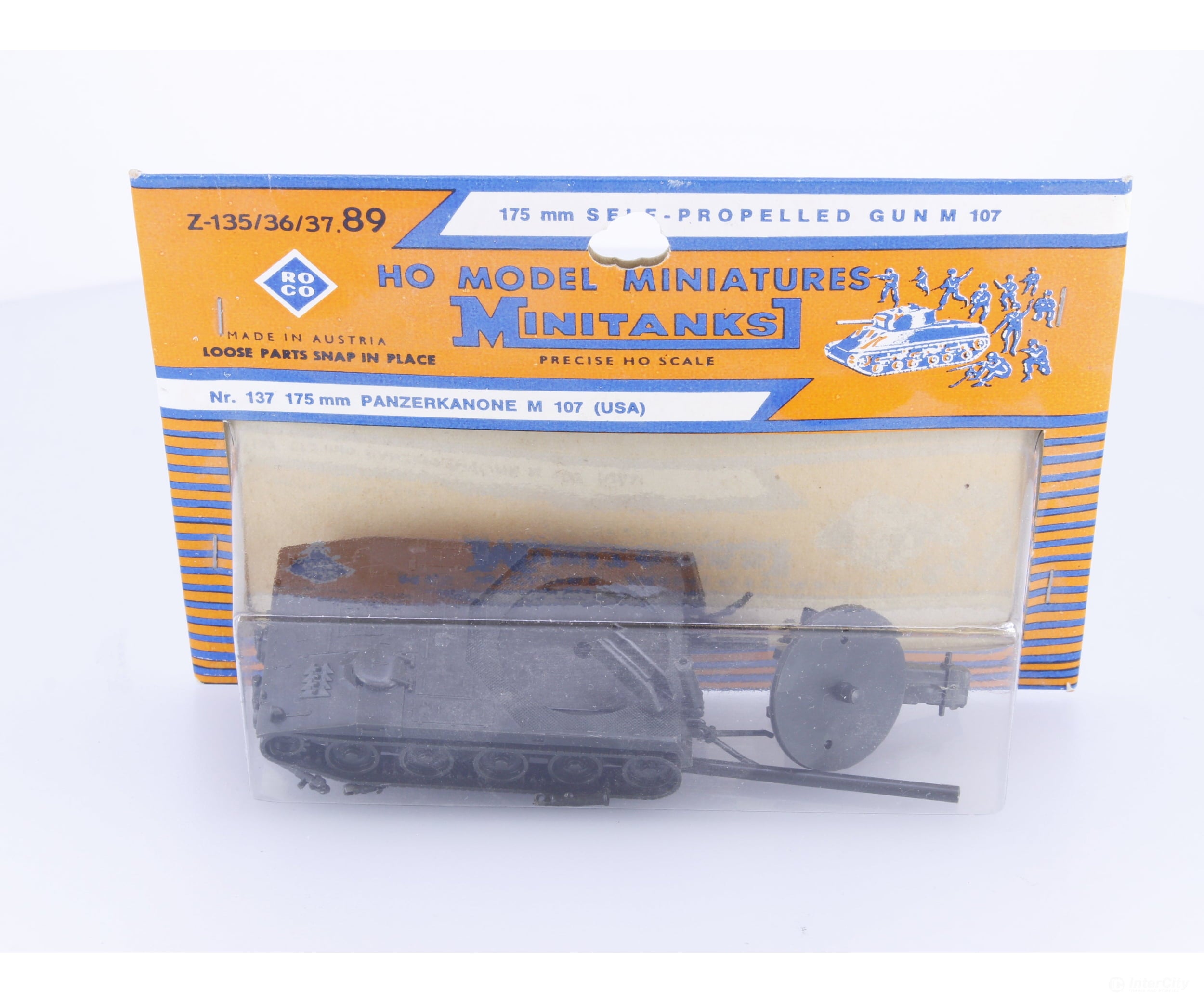 Roco Z-135/36/37.89 HO 175 mm SELF_PROPELLED Gun M 107 - Cars & Trucks