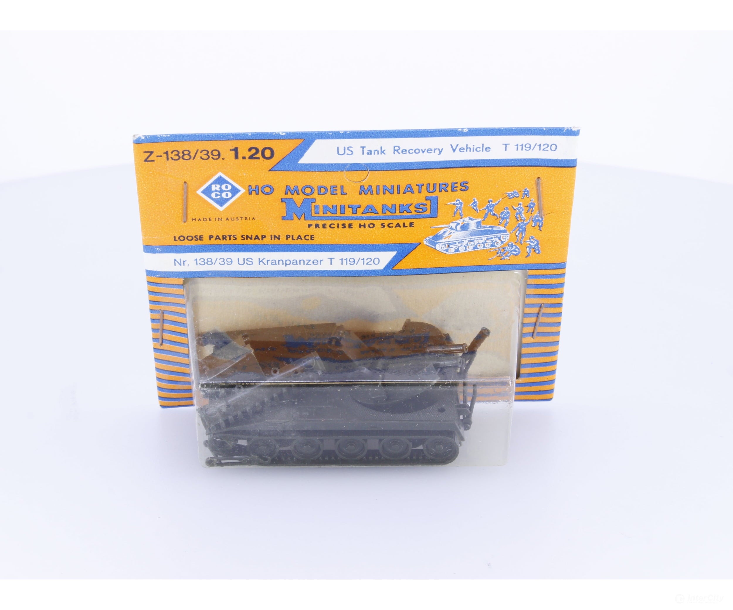 Roco Z-138/39 HO US Tank Recovery Vehicle T 119/120 (#4) - Cars & Trucks