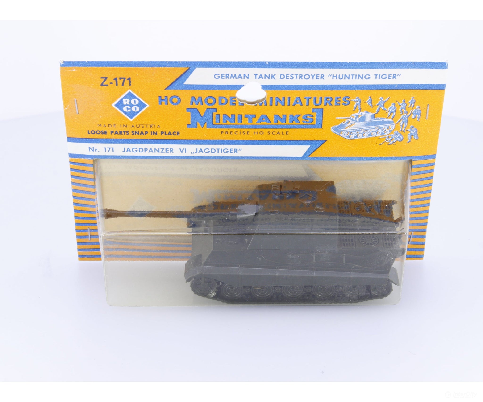 Roco Z-171 HO German Tank Destroyer Hunting Tiger (#1) - Cars & Trucks