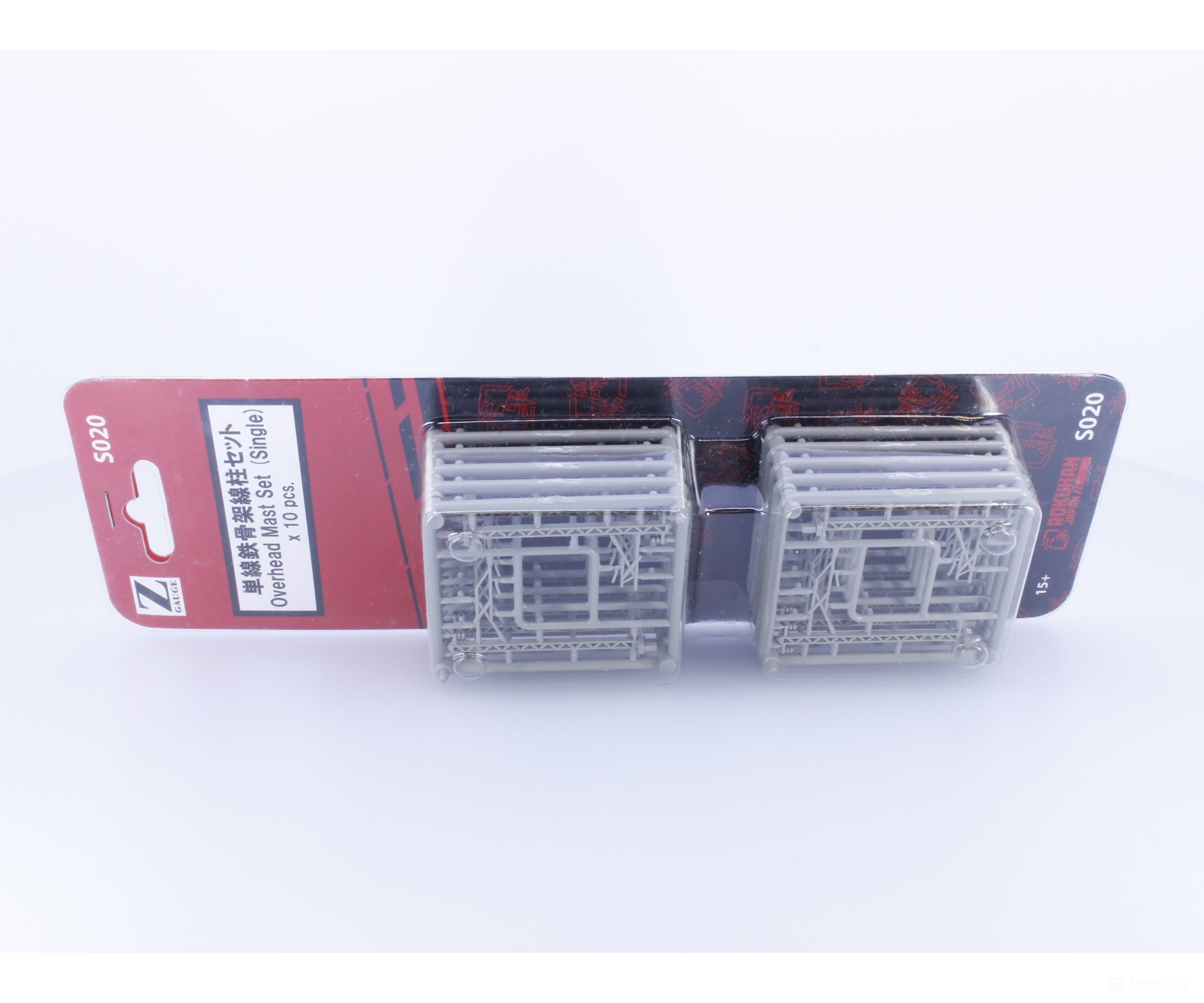 Rokuhan S020 Z Overhead Mast Set (Single) x 10 pcs (#4) Signals & Catenary