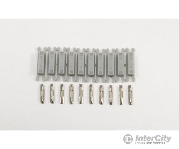 Rokuhan Z A012 Joiner set (10x metal joiners and 10x plastic joiners). Track Accessories
