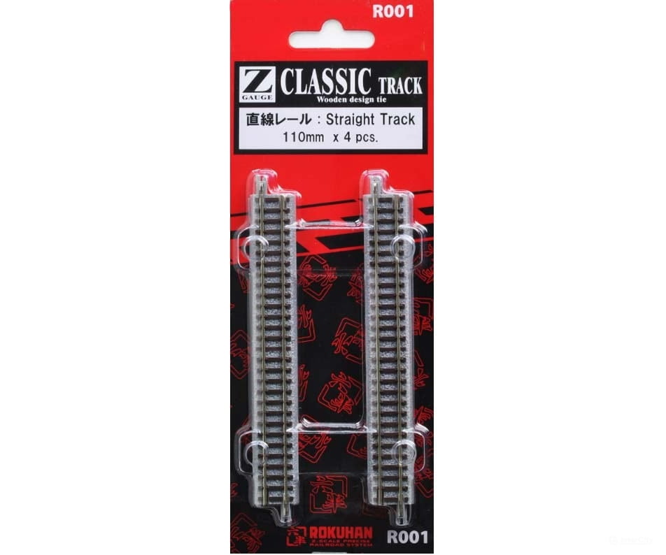 Rokuhan Z R001 Straight Track 110mm Track & Turnouts