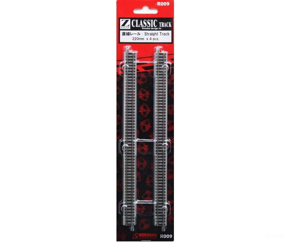 Rokuhan Z R009 Straight Track 220mm Track & Turnouts