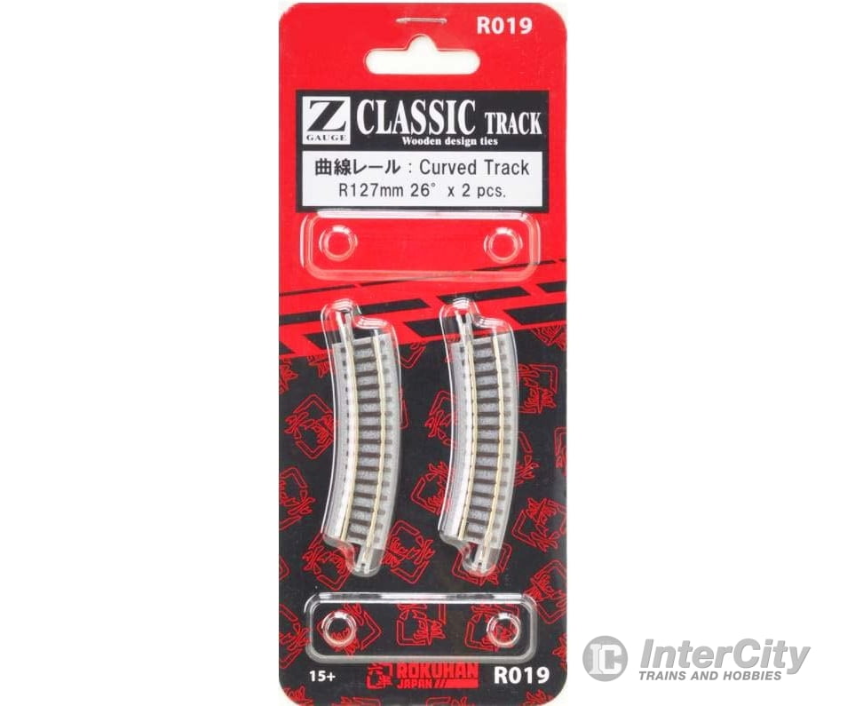 Rokuhan Z R019 Curved Track R127 26 degree Track & Turnouts