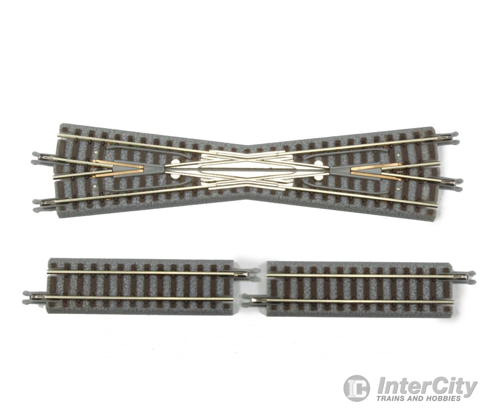 Rokuhan Z R020 13 Degree crossing track with 2x 53.6mm straight tracks Track & Turnouts