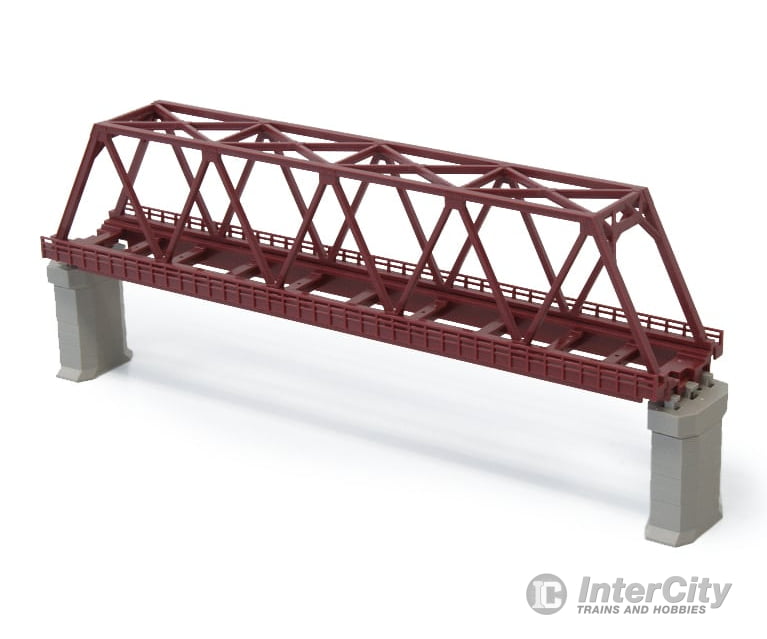 Rokuhan Z R042 Iron bridge single - red Tunnels & Bridges