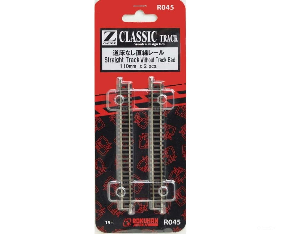 Rokuhan Z R045 110 mm straight track w/o roadbed Track & Turnouts