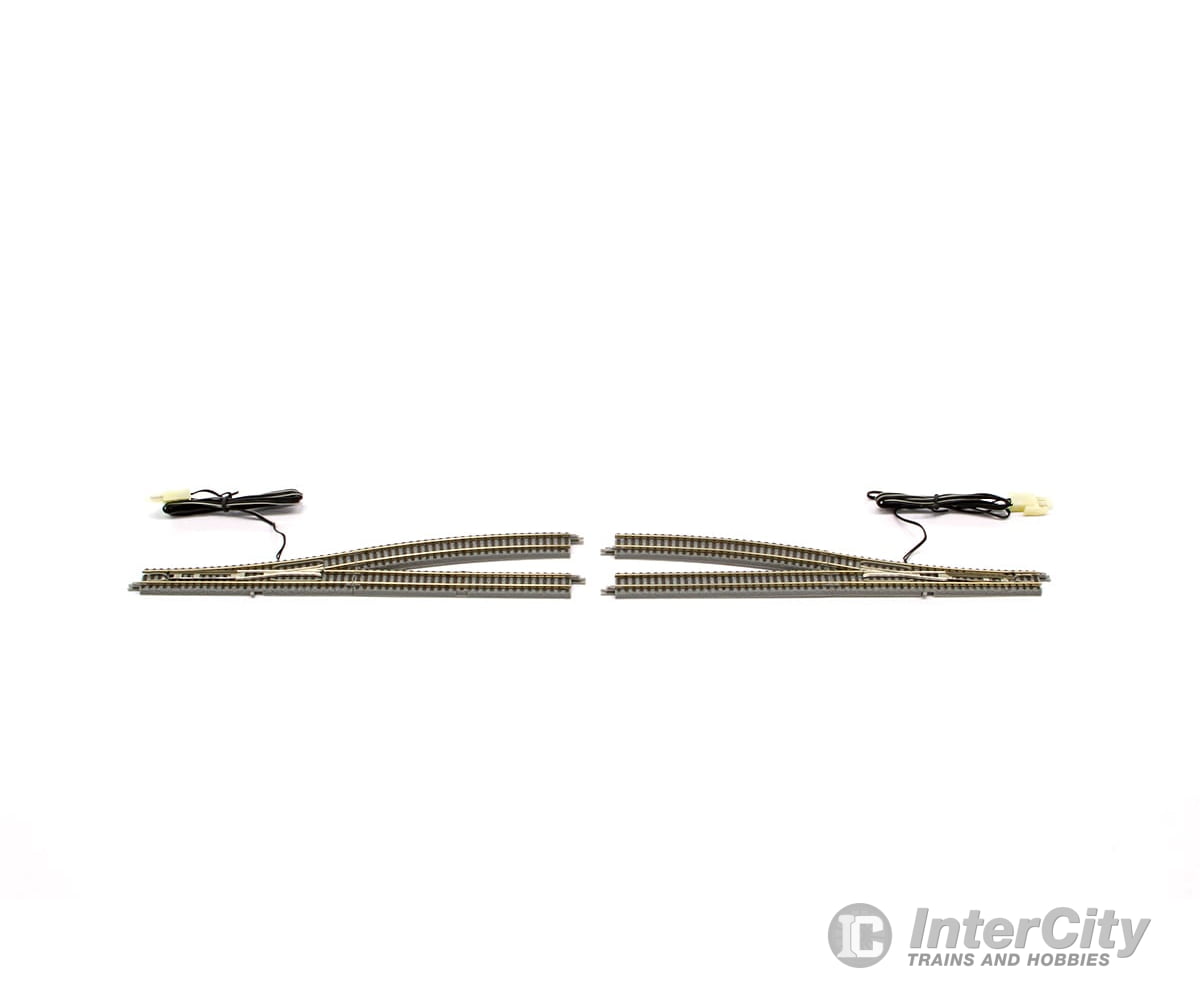 Rokuhan Z R047 Rail set B - siding set. Set contains 1x left hand turnout 1 right hand turnout 2x 490mm curved track