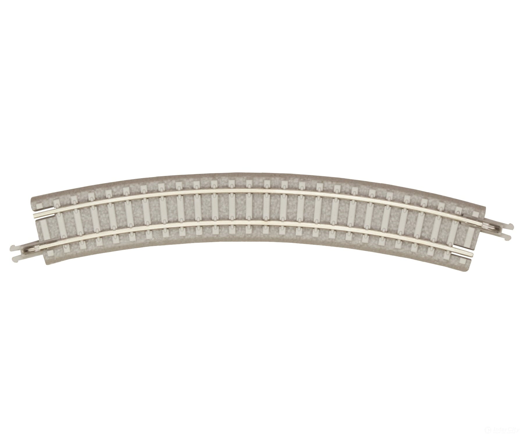 Rokuhan Z R051 195mm - 30 degree curve track with concrete ties Track & Turnouts