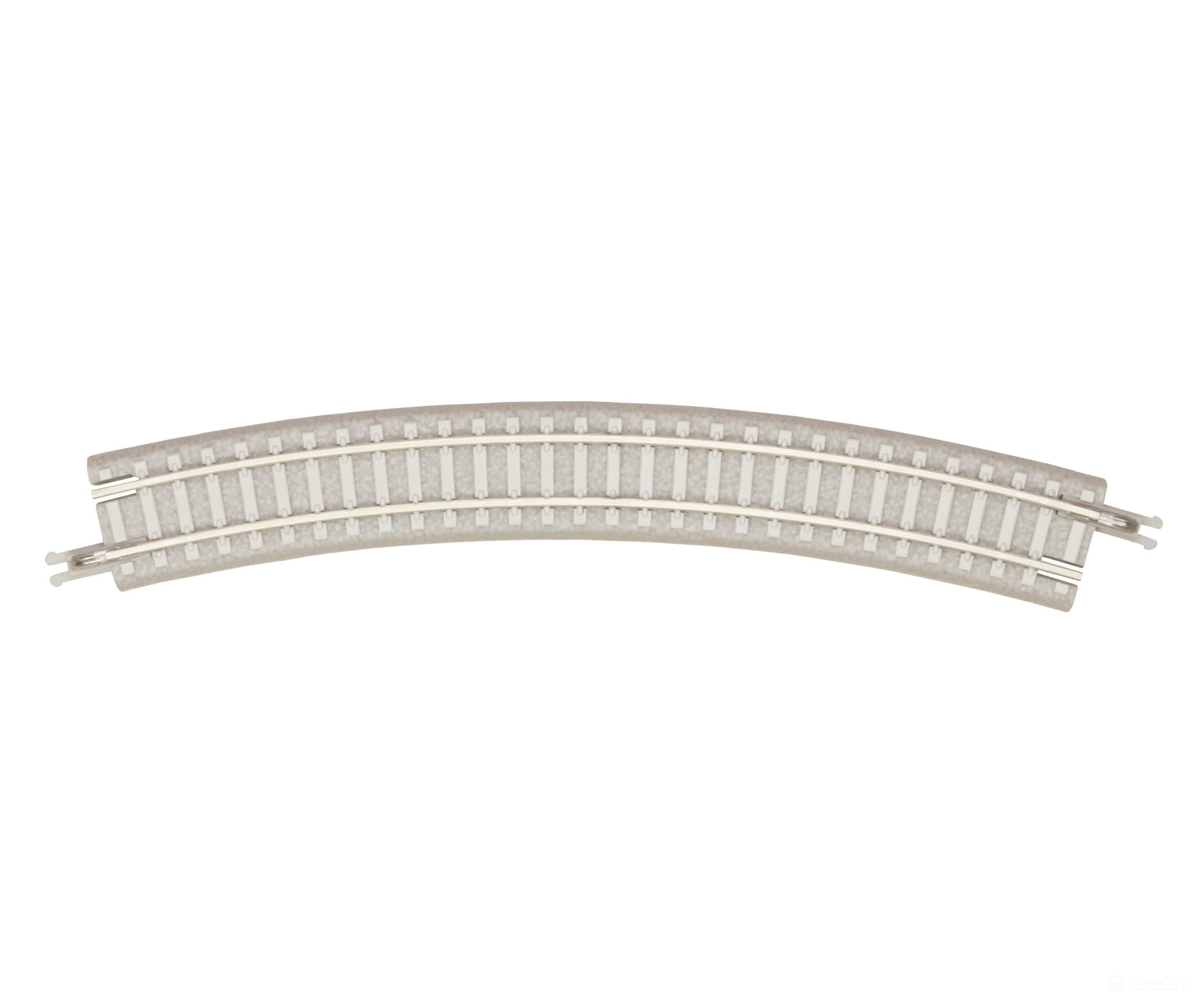 Rokuhan Z R052 220mm - 30 degree curve track with concrete ties Track & Turnouts