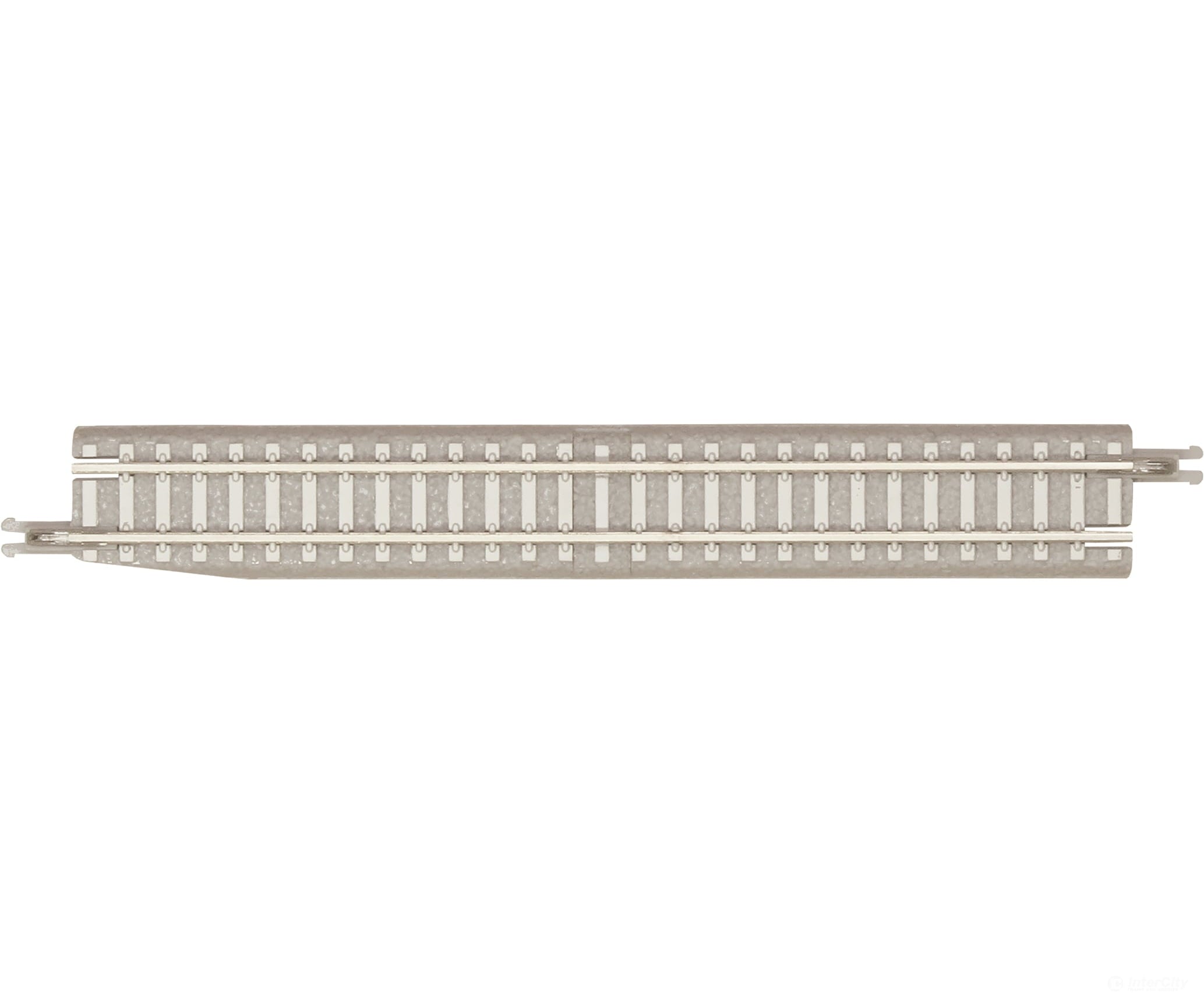 Rokuhan Z R056 Turnout 110mm right with 110mm cut straight track - concrete ties Track & Turnouts