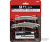 Rokuhan Z R058 Right curved turnout R195/R220 set with concrete ties Track & Turnouts