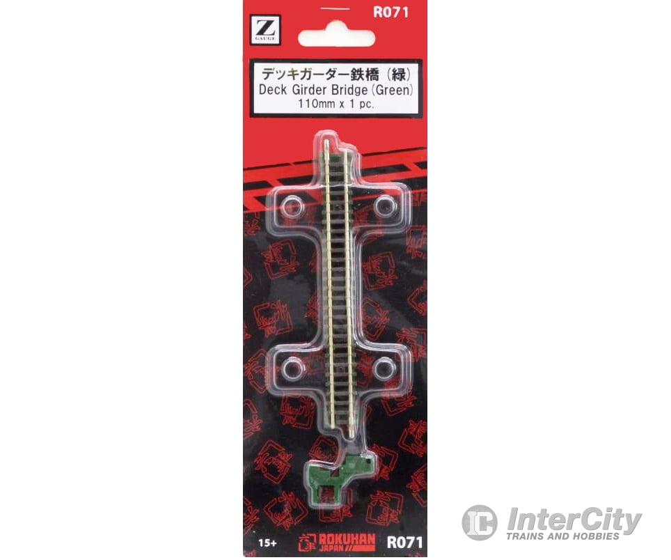 Rokuhan Z R071 Deck girder bridge - green Tunnels & Bridges