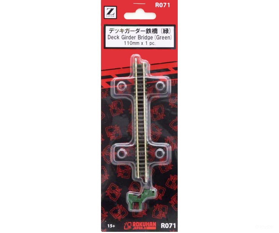 Rokuhan Z R071 Deck girder bridge - green Tunnels & Bridges