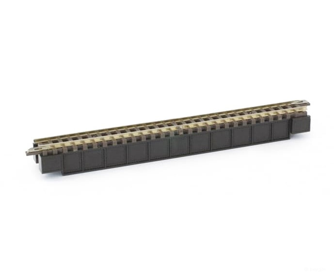 Rokuhan Z R072 Deck girder bridge - Dark grey Tunnels & Bridges