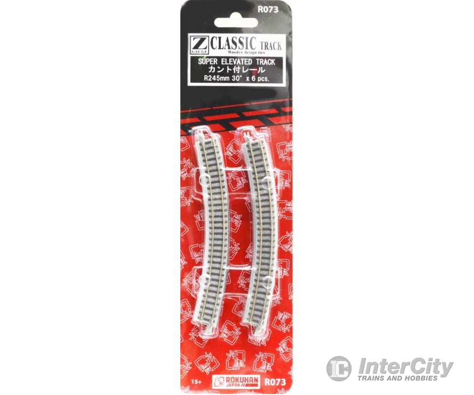 Rokuhan Z R073 Super elevated track R245 - 30 degree Track & Turnouts