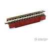 Rokuhan Z R085 Deck girder bridge (Dark red) 55mm Tunnels & Bridges