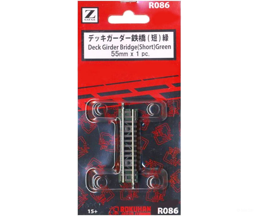 Rokuhan Z R086 Deck girder bridge (green) 55mm Tunnels & Bridges